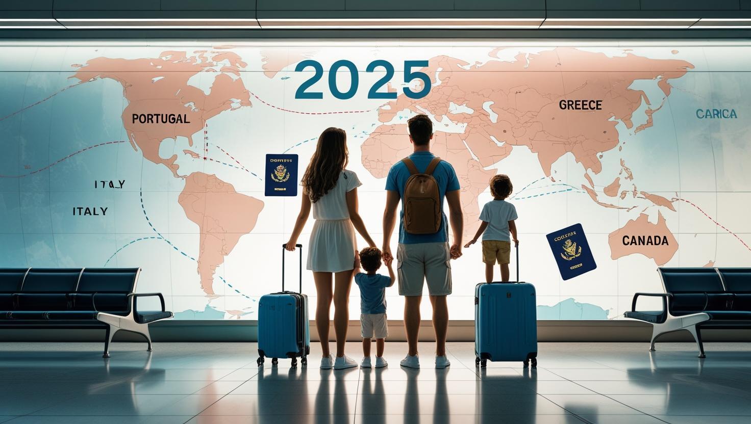 Americans are Moving to these countries in 2025