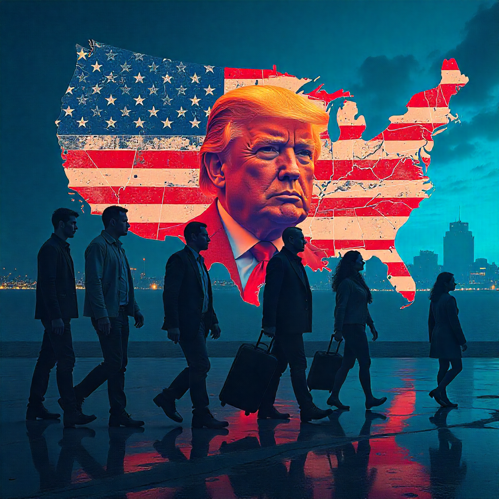  Leaving the United States because of the president?